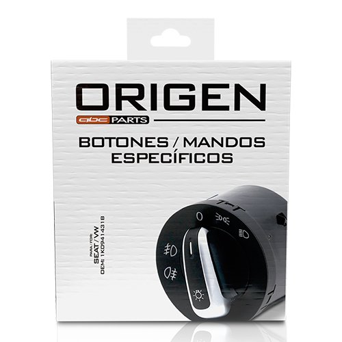 VW/SEAT Botón Interruptor de Luces 1K0941431B | Original | Compatible con Volkswagen, SEAT