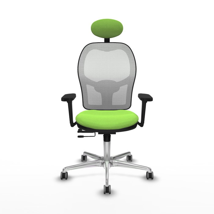 PIQUERAS Y CRESPO Silla de oficina Jorquera con mecanismo Sincro/Traslack, Pistacho y Blanco PIQUERAS Y CRESPO Silla de oficina Jorquera con mecanismo Sincro/Traslack, Pistacho y Blanco