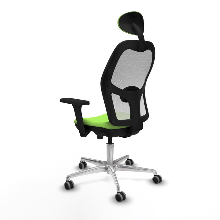 PIQUERAS Y CRESPO Silla de oficina Jorquera con mecanismo Sincro/Traslack, Pistacho y Blanco PIQUERAS Y CRESPO Silla de oficina Jorquera con mecanismo Sincro/Traslack, Pistacho y Blanco