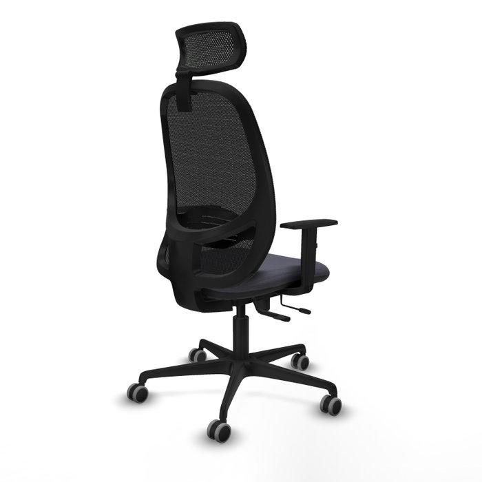 PIQUERAS Y CRESPO Silla de oficina Cilanco con mecanismo Sincro/Traslack, Gris oscuro y Negro PIQUERAS Y CRESPO Silla de oficina Cilanco con mecanismo Sincro/Traslack, Gris oscuro y Negro