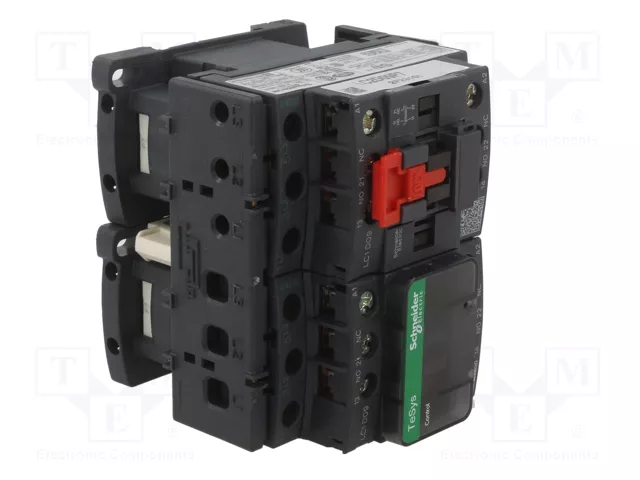 SCHNEIDER ELECTRIC LC2D09P7 TeSys D Contactor Reversible de Retorno 9A 230VAC SCHNEIDER ELECTRIC LC2D09P7 TeSys D Contactor Reversible de Retorno 9A 230VAC