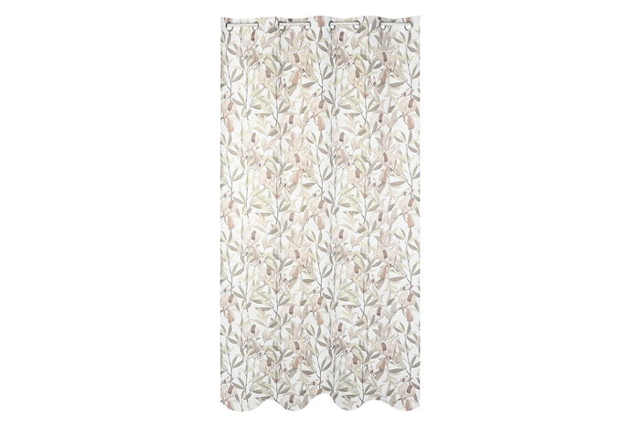 DKD Home Decor Frenchdesigner23 Cortina Cottage Multicolor 260 x 140 cm (2 Unidades)