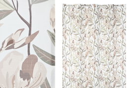 DKD Home Decor Cortina de Poliéster con Estampado de Hojas Multicolor