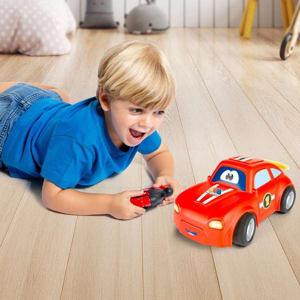 Molto Coche Radio Control Baby, 4 Direcciones, Con Sonidos y Luces, Para +3 Años, Dimensiones 38.5x17x21 cm
