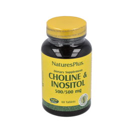 NATURES PLUS Colina + Inositol 500mg 60 comprimidos