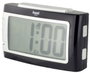 SAMI Despertador Sami LCD rectangular dígitos XL luz verde, blanco