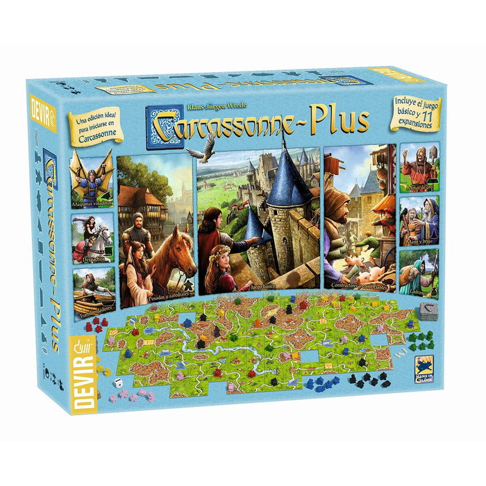 Devir Carcassonne Big Box (Juego base + 11 expansiones)