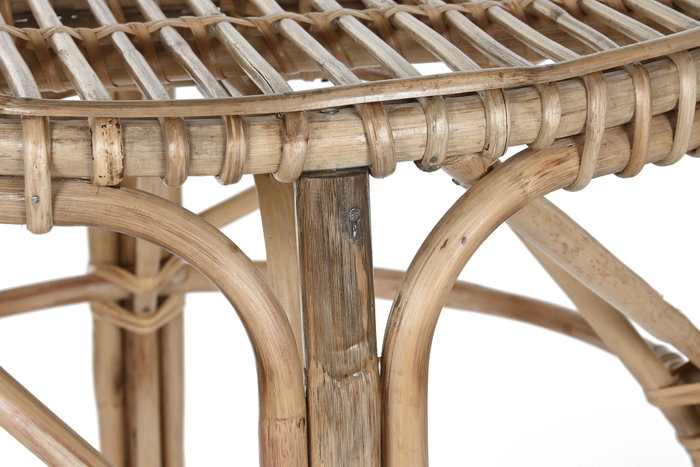 DKD Home Decor Mesa Balines Natural Mimbre 59 x 108 x 59 cm DKD Home Decor Mesa Balines Natural Mimbre 59 x 108 x 59 cm