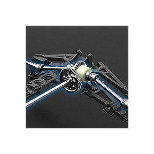 AMEWI Camión Monstruo Radio Control 1:16 Eléctrico Brushless 4x4, 45 km/h, 310 mm, LED, 2.4 GHz, 3 Canales, LiPo 1050 mAh, Edad 14+, Ref 22627