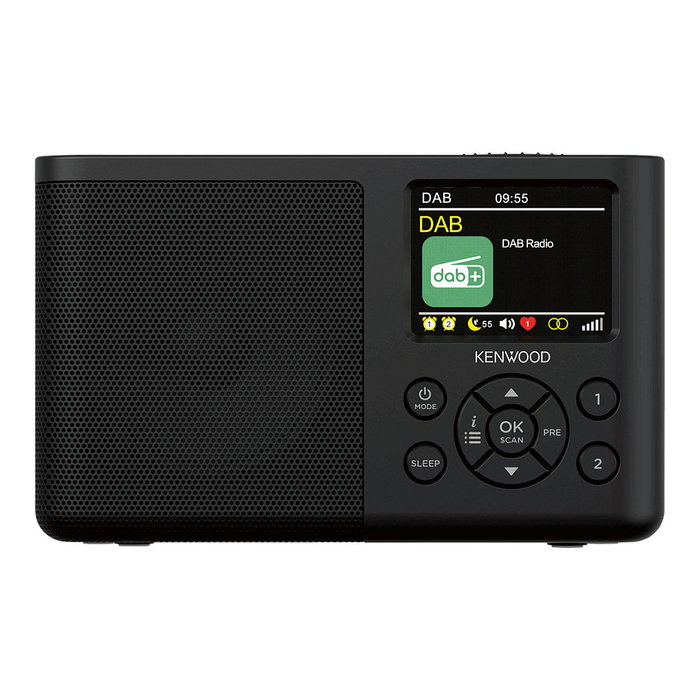 Kenwood CR-M33DAB Radio Portátil Digital DAB+ FM Bluetooth Negro