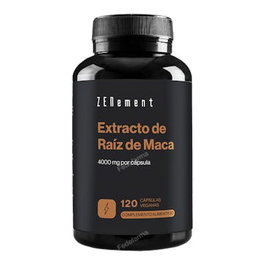 ZENEMENT Extracto Raíz de Maca 120 Cápsulas - Apoyo Natural para Niveles de Energía
