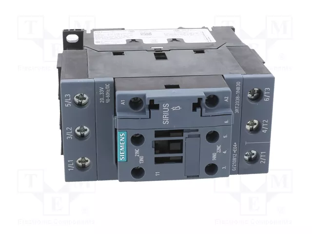 SIEMENS 3RT2038-1NB30 Contactor 3-polar 80A