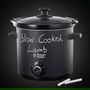 Russell Hobbs 24180-56 Olla de Cocción Lenta Chalkboard 3,5 L