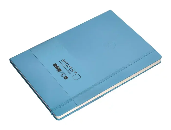 Antartik Cuaderno A4 Tapa Dura Azul Claro 100 Hojas Lisas 80gr FSC Colección Antartik Notes