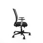 PIQUERAS Y CRESPO Silla de oficina Haches con mecanismo Sincro/Traslack Negro y Gris