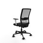 PIQUERAS Y CRESPO Silla de oficina Haches con mecanismo Sincro/Traslack Negro y Gris