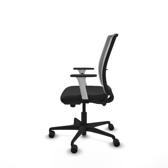 PIQUERAS Y CRESPO Silla de oficina Haches con mecanismo Sincro/Traslack Negro y Gris