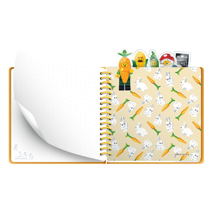 LEGO Minifigures Cuaderno Tab Farmers market