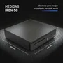 Iggual IRON-50 Cajón de efectivo Negro 5+8