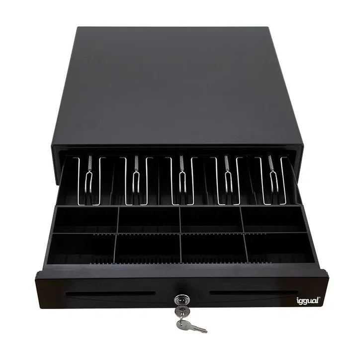 Iggual IRON-50 Cajón de efectivo Negro 5+8 Iggual IRON-50 Cajón de efectivo Negro 5+8