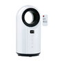 Alpina Ventilador sin Aspas con Calefactor, 2 Potencias (1000-1500W), Oscilación Automática, Control Remoto y Táctil, Temporizador 12h, 18 x 18 x *, 220-240V
