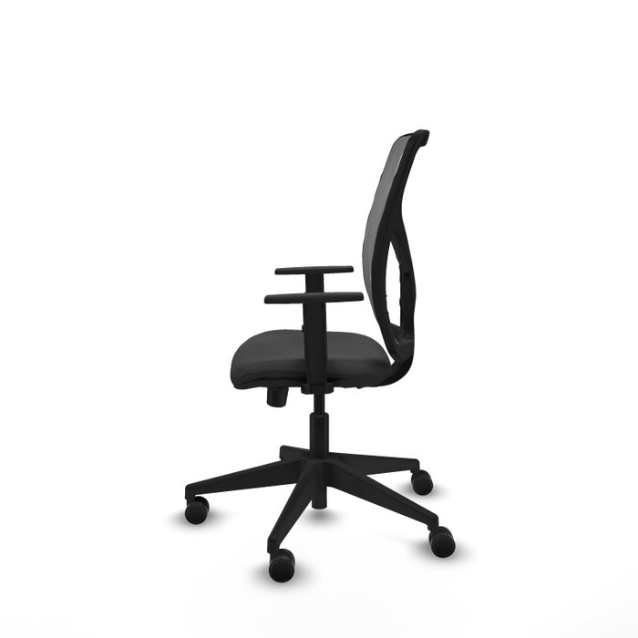PIQUERAS Y CRESPO Silla de oficina Motilla Gris con mecanismo Sincro/Traslack
