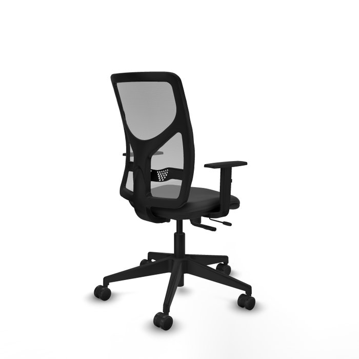 PIQUERAS Y CRESPO Silla de oficina Motilla Gris con mecanismo Sincro/Traslack