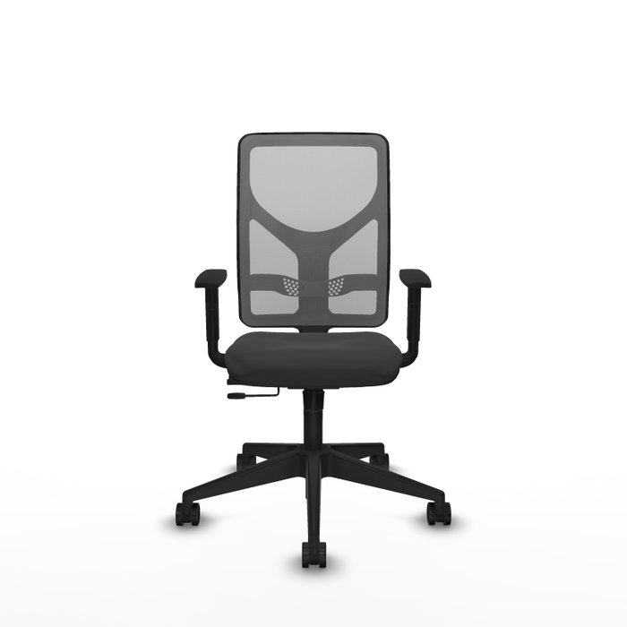 PIQUERAS Y CRESPO Silla de oficina Motilla Gris con mecanismo Sincro/Traslack