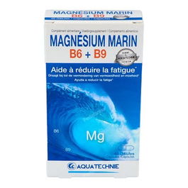Biotechnie Magnesio Marino+B6+B9 40Cap. Ayuda a Reducir la Fatiga y Función Muscular