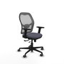 PIQUERAS Y CRESPO Silla de oficina Jorquera Gris con Mecanismo Sincro/Traslack