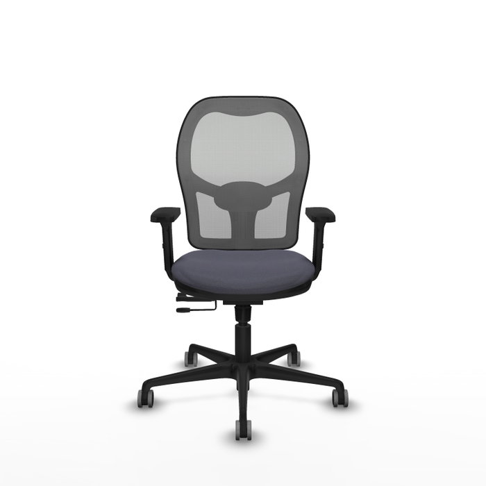 PIQUERAS Y CRESPO Silla de oficina Jorquera Gris con Mecanismo Sincro/Traslack