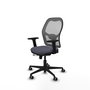 PIQUERAS Y CRESPO Silla de oficina Jorquera Gris con Mecanismo Sincro/Traslack