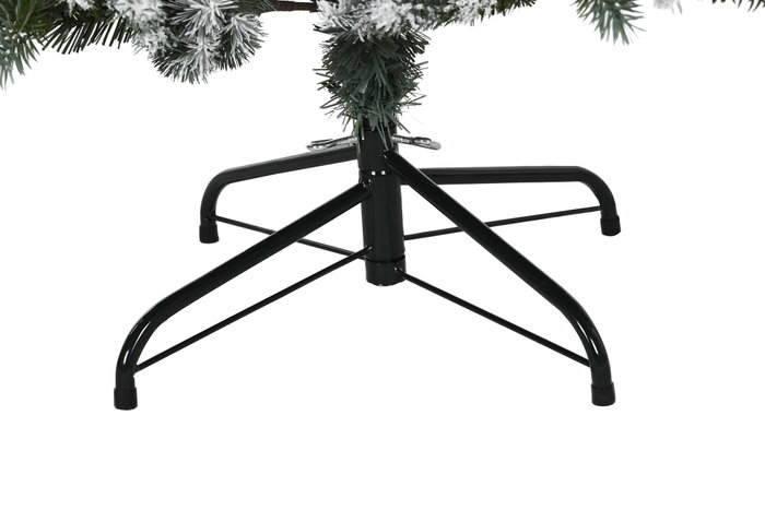 DKD Home Decor Árbol de Navidad Nevado con LED 150 cm