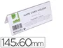 Q-connect Identificador sobremesa metacrilato 145x60 mm ref.5728