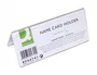Q-connect Identificador sobremesa metacrilato 145x60 mm ref.5728