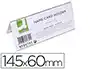 Q-connect Identificador sobremesa metacrilato 145x60 mm ref.5728