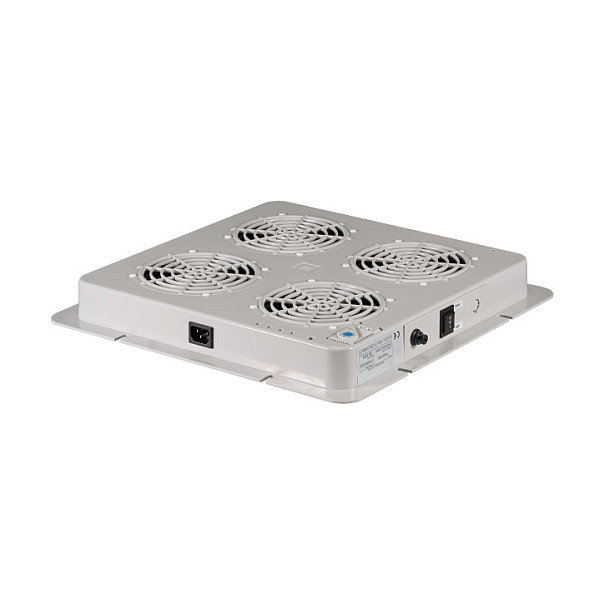 EFB Elektronik Ventilador de montaje con 4 ventiladores para armarios de red PRO (RAL9005) EFB Elektronik Ventilador de montaje con 4 ventiladores para armarios de red PRO (RAL9005)