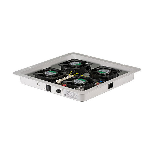 EFB Elektronik Ventilador de montaje con 4 ventiladores para armarios de red PRO (RAL9005) EFB Elektronik Ventilador de montaje con 4 ventiladores para armarios de red PRO (RAL9005)