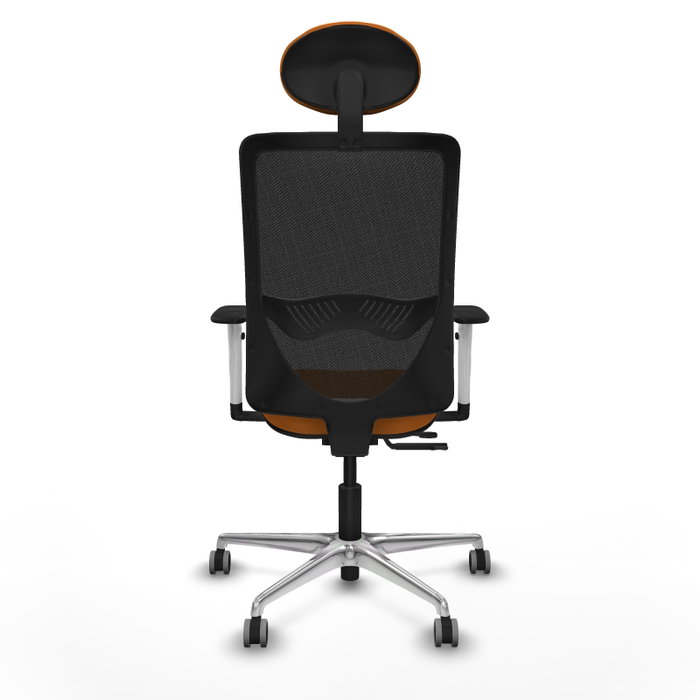 PIQUERAS Y CRESPO Silla de oficina Zulema Naranja y Negro