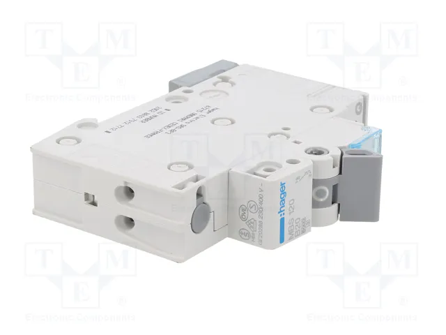 Hager MBS120 Interruptor Magnetotérmico 1 Polo 20A Curva B
