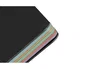 Antartik Cuaderno Espiral A4 Micro Tapa Foam 120 Hojas 90g Cuadrícula 5mm Negro con 5 Bandas y 4 Taladros