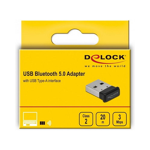 DeLOCK Adaptador USB Bluetooth 5.0 im Micro Design