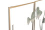 DKD Home Decor Set de 3 Piezas de Decoración de Pared en Metal Azul y Dorado Marino