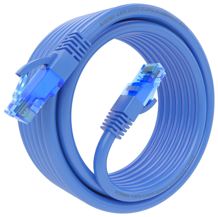 Aisens Cable de Red RJ45 Cat.6 UTP AWG26 CCA 5m Azul