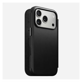 Nomad Modern Leather Folio para iPhone 17 Pro Black