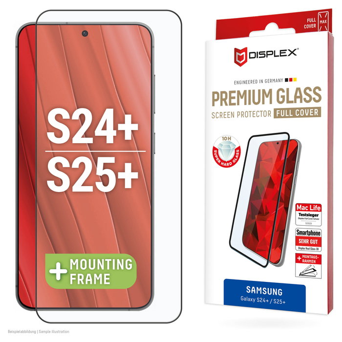 Displex Full Cover Panzerglas 10H para Samsung Galaxy S24+ y S25+ Displex Full Cover Panzerglas 10H para Samsung Galaxy S24+ y S25+