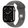 Apple Watch Series 11 GPS + Cellular 46 mm Caja Titanio Natural Correa Deportiva Gris Piedra M/L MFCX4ZRA