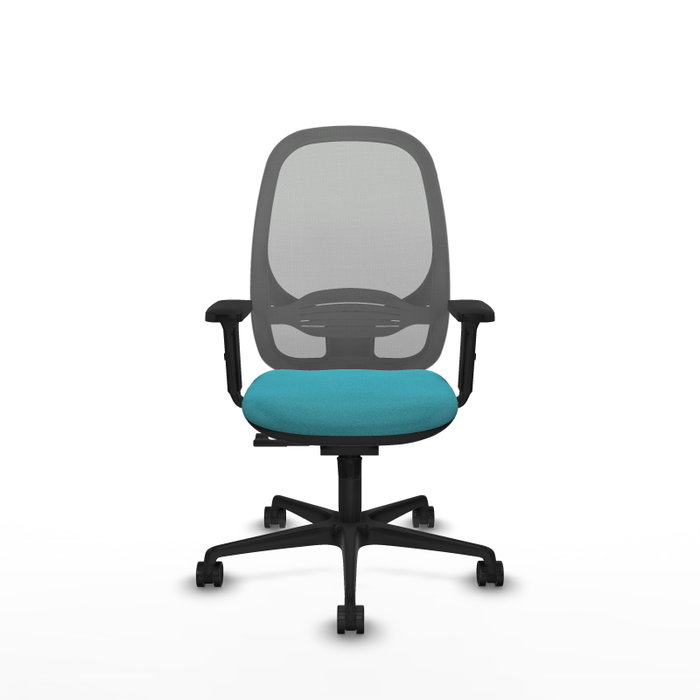 PIQUERAS Y CRESPO Silla de oficina Cilanco con mecanismo Sincro, Turquesa y Gris PIQUERAS Y CRESPO Silla de oficina Cilanco con mecanismo Sincro, Turquesa y Gris