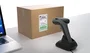 Safescan 350-BT Lector de códigos de barras inalámbrico 1D/2D CMOS Negro y Gris con soporte de carga