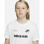 Camiseta de Manga Corta Infantil Nike Air Blanco